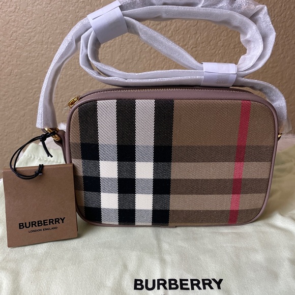 Burberry check print Crossbody bag brand new tag small - Picture 1 of 7